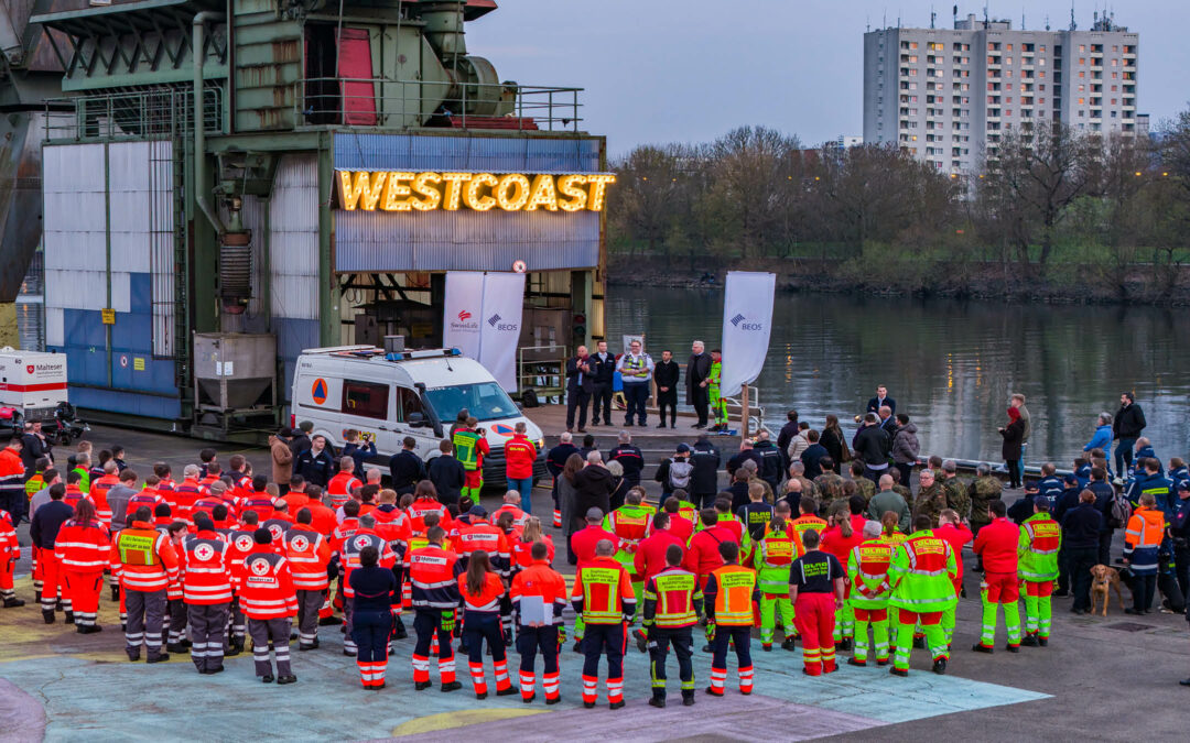 Katastrophenschutz live in der FRANKFURT WESTSIDE